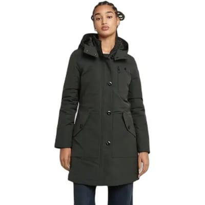 Slim fit dames gewatteerde jas met capuchon G-Star Vodan