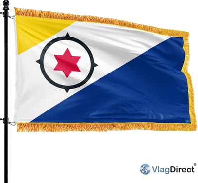 VlagDirect - Luxe Bonairiaanse vlag - Luxe Bonaire vlag - 90 x 150 cm.