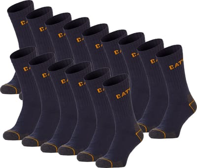 CAT Werksokken Navy Blauw - 15 paar - Maat 35-40