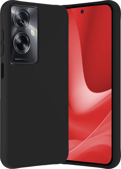 Hoesje - Geschikt voor OPPO A79 - Sterk & Shockproof - Hoes Cover - Siliconen Case - Zwart