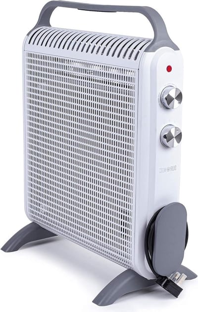 Elektrische Radiator - Mica Paneel - Ruimte Verwarmen - Olievrij - 1800 W - Wit