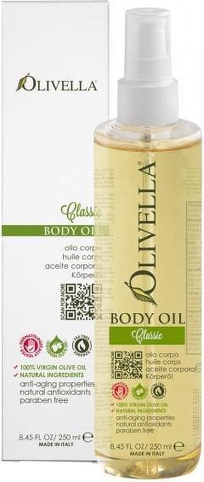 Olivella Bodyolie met veel olijfolie  - Classis ( natuurlijke massageolie ) 250ml