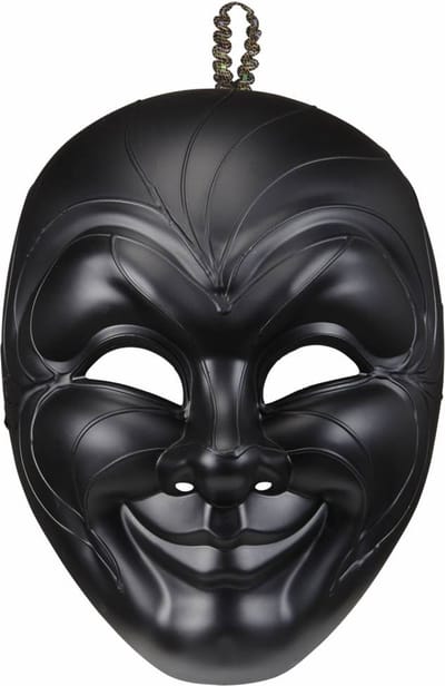 Zwart Venetiaans masker