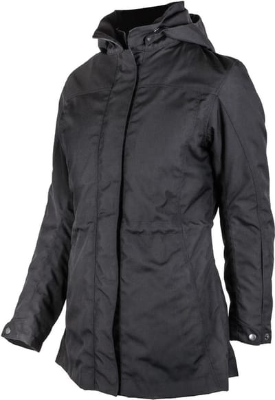 gms Maat 2XL Francine Dames Zwarte Waterdichte Textiele Motorjas - Jas