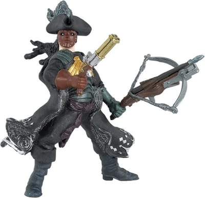 Speelfiguur - Mens - Krijger - Met leren masker*