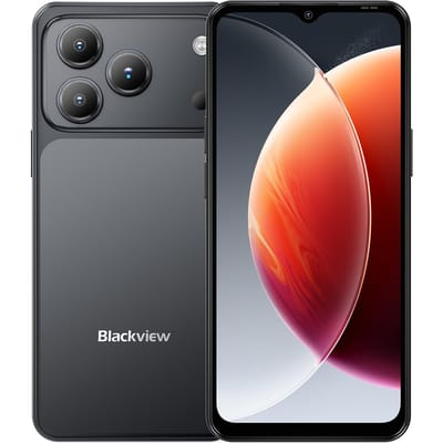 Blackview Wave 7C Android 16 Smartphone, 16GB RAM+64GB ROM(TF 2TB) Smartphone 5000mAh, 6,56  HD+-scherm, 32MP+13MP Camera, Dual SIM/Gemini AI/GPS zwart