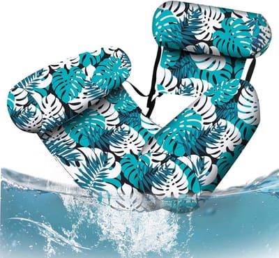 Waterhangmat - Drijvend Loungestoel - Ontspannen in Zwembad - Multifunctioneel Ontwerp - 76 x 40.5 x 61 cm - Groen