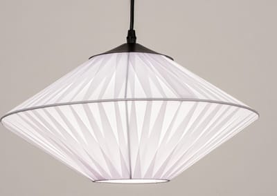 Lumidora Hanglamp 74157 - MODENA - E27 - Wit - Textiel - ⌀ 40 cm