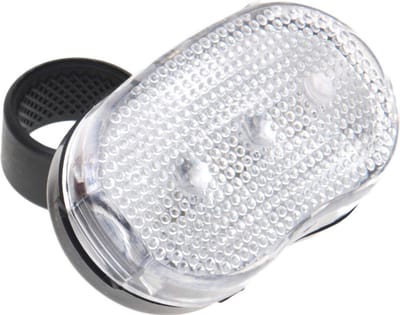 Igoods Fietslamp - Fietsverlichting Voor - Voorlicht - Voorlamp - Koplamp - LED Verlichting - 5 LED Lampjes - Wit
