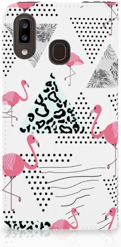 Samsung Galaxy A30 Hoesje maken Flamingo Triangle