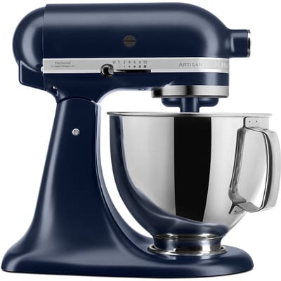 KitchenAid 5KSM175PSEIB - Keukenrobot met kantelbare kop 4,8 L - Standmixer - Artisan met exta accessoires - Ink blauw