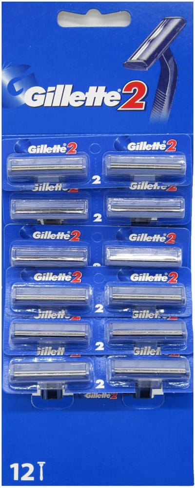Gillette - 2 - Wegwerpscheermesjes - Voor een Comfortabele Scheerervaring - 12 Stuks