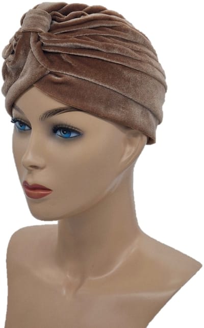 Johnson Headwear® - Chemo muts - Dames muts - Satijn - Bruin - Chemo Cap - Muts - Cap - Hoofddeksel - Zomer Mutsje