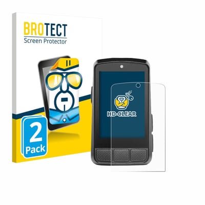 BROTECT - Screenprotector voor Wahoo Elemnt Bolt 3 - Folie Beschermfolie transparant 2 Stuks