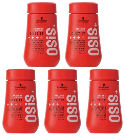 5x Schwarzkopf OSiS+ Dust it Mattifying Volume Powder 10gr