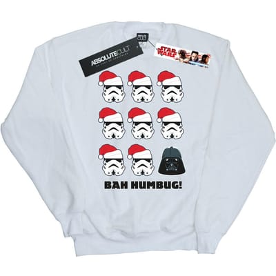 Star Wars Heren Kerstmis Humbug Sweatshirt (Wit)