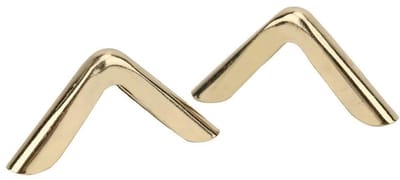 Dailygoods- Hoekbeschermer 50 Stuks - Messing Goud - Decoratieve Hoekbescherming - Voor Boeken/Fotoalbums/Menu's - Elegante Afwerking - Schadebescherming