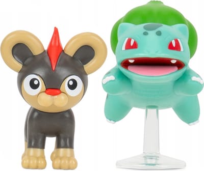 Litleo & Bulbasaur Jazwares Battle Figure Actiefiguren