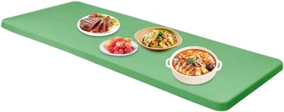 Opvouwbare Tafelhoes - Beschermhoes Tafel - Buiten Bijeenkomsten - Krachtige Elastische Rand - 76 x 183 cm - Groen
