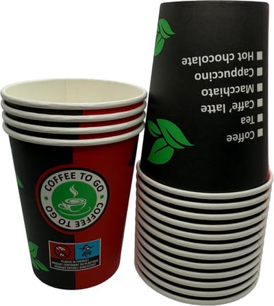 Papieren Koffiebekers – 8 oz (240 ml) – Coffee To Go– 20 x 50 stuks – 1000 wegwerpbekers – Horeca & To-Go