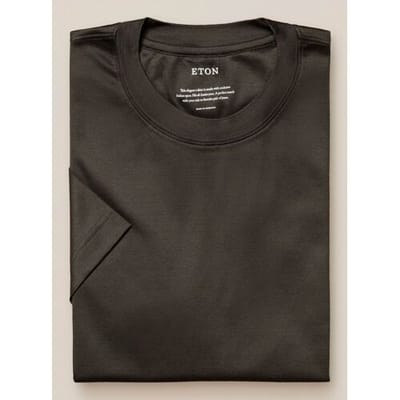 Eton T-Shirt Filo di Scozia Jersey Groen / male