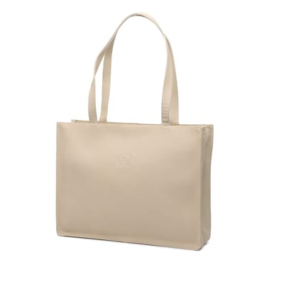 Tweedehands Lamsleer Geëmbossede Cc Camellia Tote