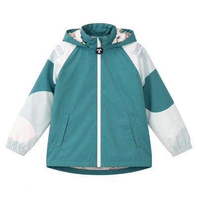 Ducksday - Regenjas Kinderen - Waterdicht - Ademend - Reflecterend - Regenkleding Unisex - Donkergroen - Maat 92/98