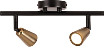 Lucide TIANA - Wandspot / Wandlamp - 2xGU10 - Champagne kleur | Essential
