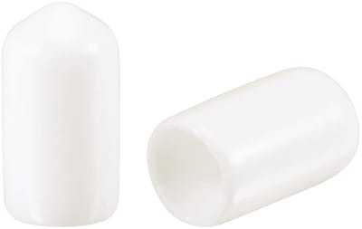 Dailygoods- Rubberende Eindkappen 100 Stuks - 8 mm ID - Draadbeschermers - Flexibele Afdekkingen - Stofbestendig - Zacht en Elastisch