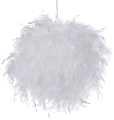 DRAVA - Kinderlamp - Wit - Veren