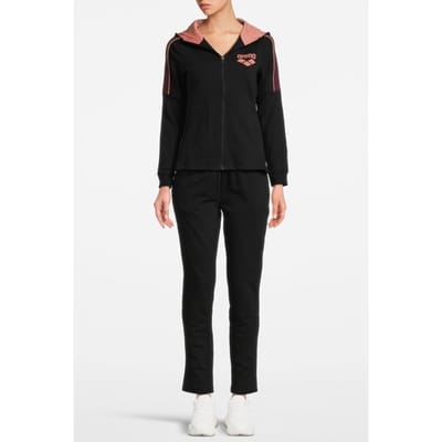 Arena Woman Hoodie Tracksuit Full Zip A-afw805 Black-winetasting 1 Größe: XS | Jogginghosen Outlet | Damen | Schwarz