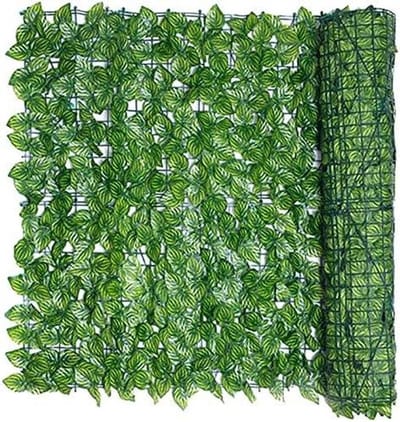 Kunstmatige Heggenpaneel - Nep Klimop - Tuin Decoratie - Realistisch Ontwerp - 1 x 10 m - Groen