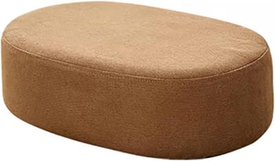 Voetenbank - Opstapkrukje Krukje - Comfort Verhogend - Zachte Schuimvulling - 44 x 33 x 18 cm - Bruin