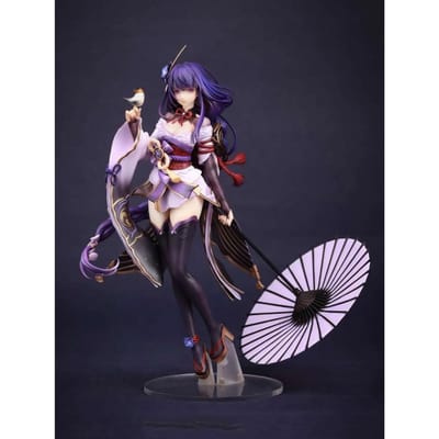 25CM Anime Game Genshin Impact Beelzebul Figuur Schattig Cool Anime Model Speelgoed Cadeaus Collectie Actiefiguur Ornamenten PVC With box gray