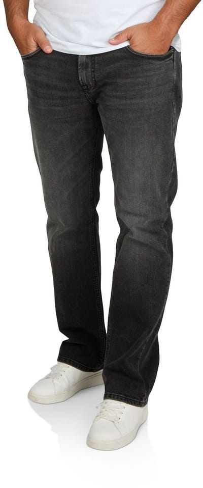 riverso Heren Jeans Broeken RIVEddy regular/straight Fit Zwart Volwassenen Denim Jeansbroek heren - Spijkerbroek heren