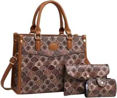 N3 Collecties Nieuwe Europese stijl dames schoudertas/crossbodytas, 3-delige set