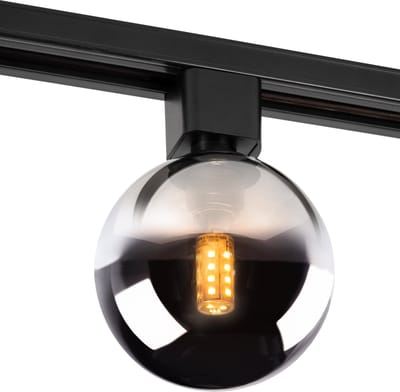 Lucide TRACK TYCHO- Railspot - 1-fase Railsysteem / Railverlichting - 1xG9 - Smoke (Uitbreiding)