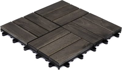 Houten vlonder tegels - Houten terrastegels - 9 stuks - Acacia tegel - Arendal - 30x30cm - Per 0,81 m²
