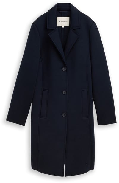 Tom Tailor - Scuba jas met steekzakken - Maat XS - sky captain blue