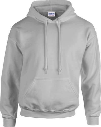 Gildan Zware Blend Volwassen Unisex Hooded Sweatshirt / Hoodie (Sportgrijs)