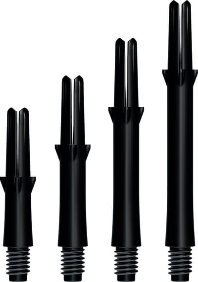 L-Style L-Shaft Locked Straight Black - Dart Shafts