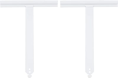Allecto - Roller Garagedeur T Clip - Rolluik Aansluiten - Eenvoudige Montage - Wit - Vergrendeling Lente - 2 stuks - Geschikt voor Garagedeur Rollu...