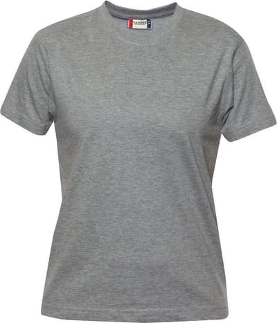 Clique Premium-T Women 029341 - Grijs-melange - S