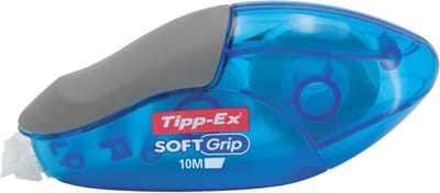 SnelShoppen - Correctieroller Tipp-Ex 10m x 4,2mm met Soft Grip, Perfect voor Thuis, School en Kantoor, Blisterverpakking, 1 stuk