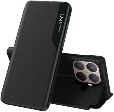Hoesje geschikt voor Xiaomi 15T Pro - Techsuit eFold Book Case - Zwart