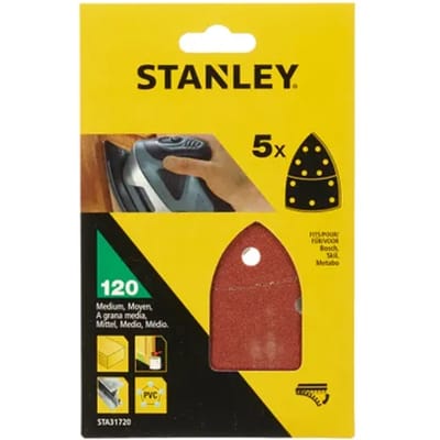 Stanley Schuurpad Quick Fit - K120 - 5 Stuks
