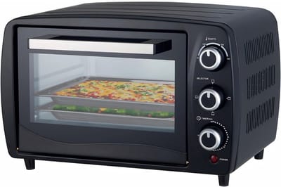 DnA® Mini Oven - Camping Oven - Mini Oven Vrijstaand - Zwart - ‎32cm x 40cm x 27cm