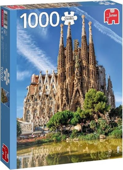 Jumbo Premium Collection Puzzel Sagrada Familia View, Barcelona - Legpuzzel - 1000 stukjes