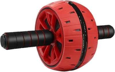 Buikspierwiel - Core Trainer - Thuis trainen - Stille werking - 600 pond - Rood
