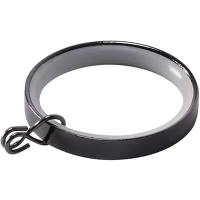 Decomode - Gordijnring - Metaal - Geborsteld Nikkel - Dia. 28mm - 10 Stuks